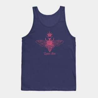 Queen Bee - Pink Tank Top